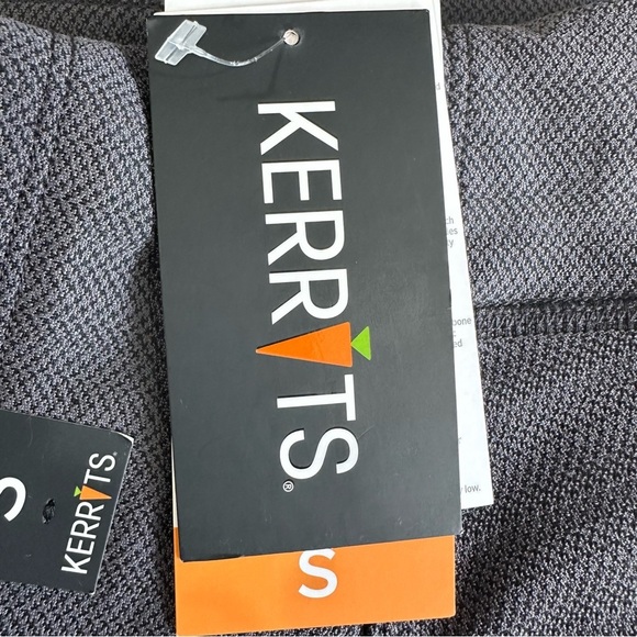 Kerrits Fleece Lite II Knee Patch Tight Women's Sm Peppercorn Gray USA Made NWT - Picture 5 of 7